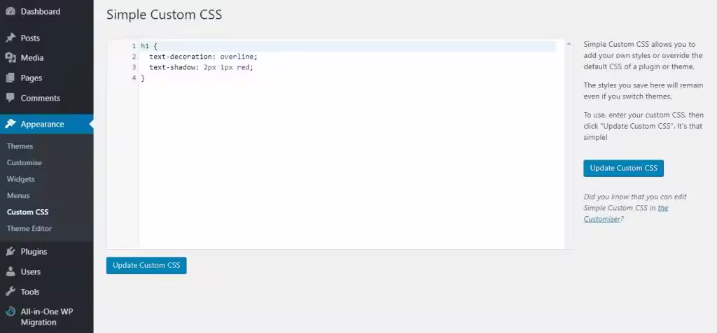 WordPress自定义CSS添加教程及常见问题解决方法