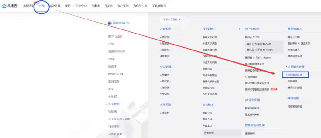 腾讯云关键词提取API申请配置教程步骤详解
