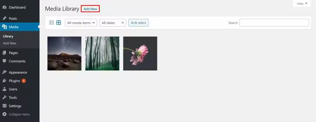 WordPress媒体库使用教程：上传下载与组织技巧
