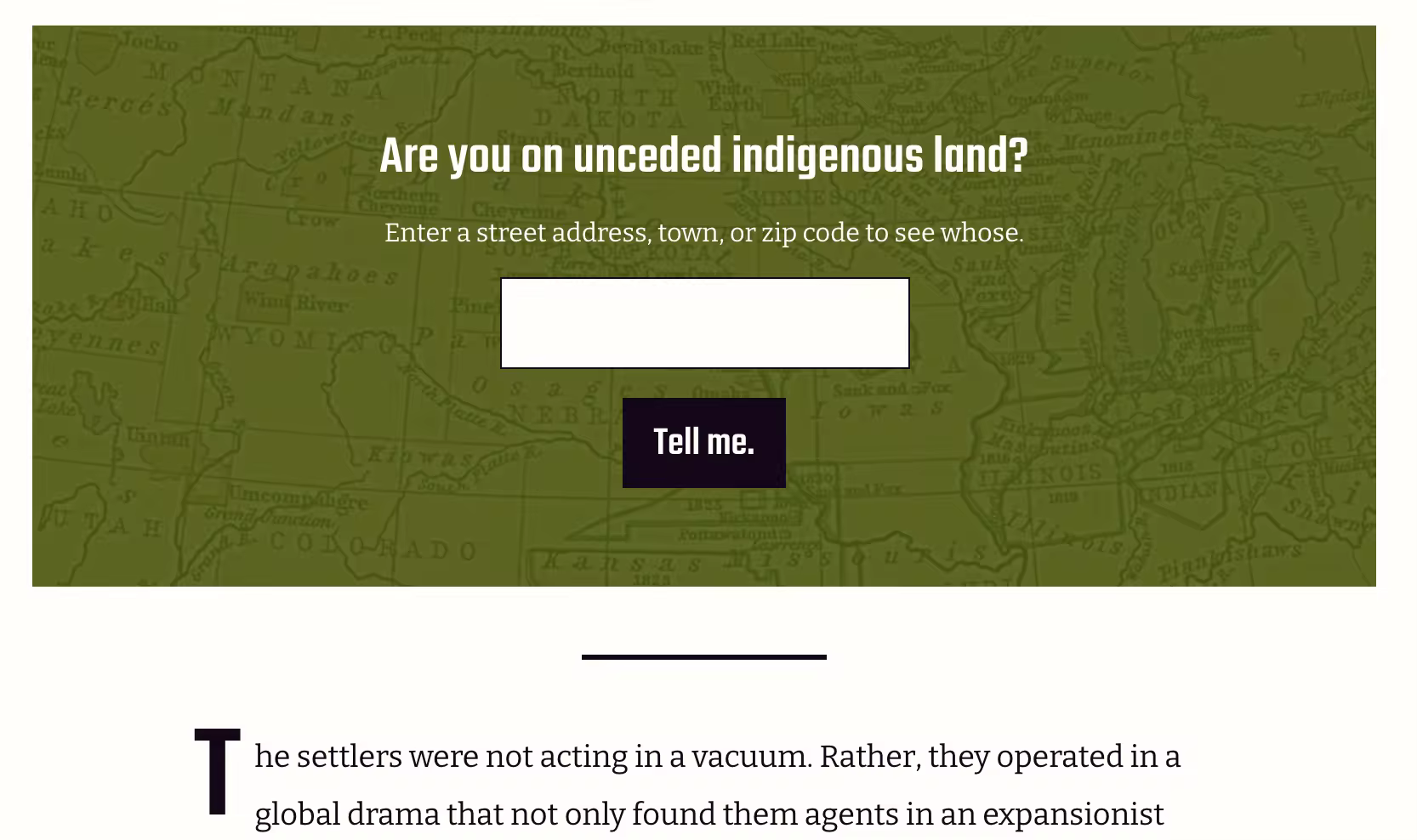 WordPress土著土地搜索插件Native Land Search助力了解土著历史
