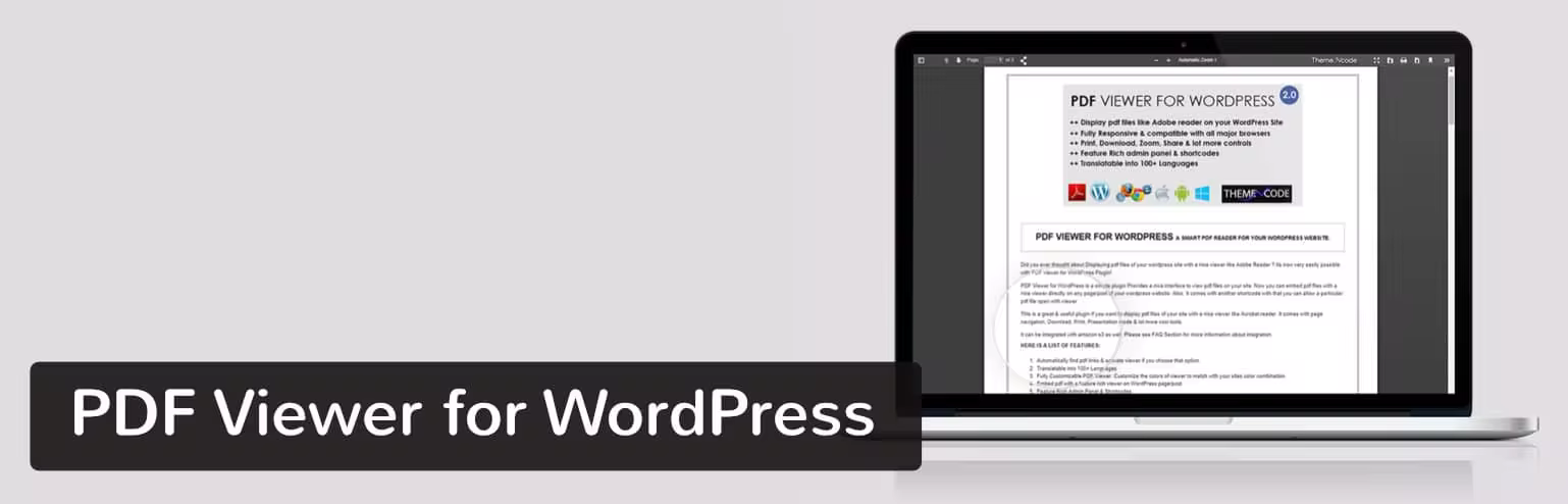 精选12款WordPress PDF查看器插件提升用户体验