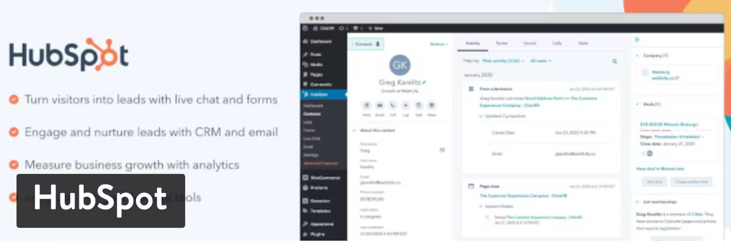 WordPress CRM插件推荐排名及必备功能解析