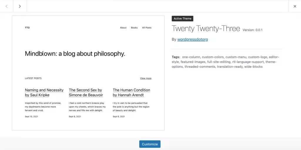 WordPress 6.1全新默认主题二〇二三：极简设计与社区共创亮点解析