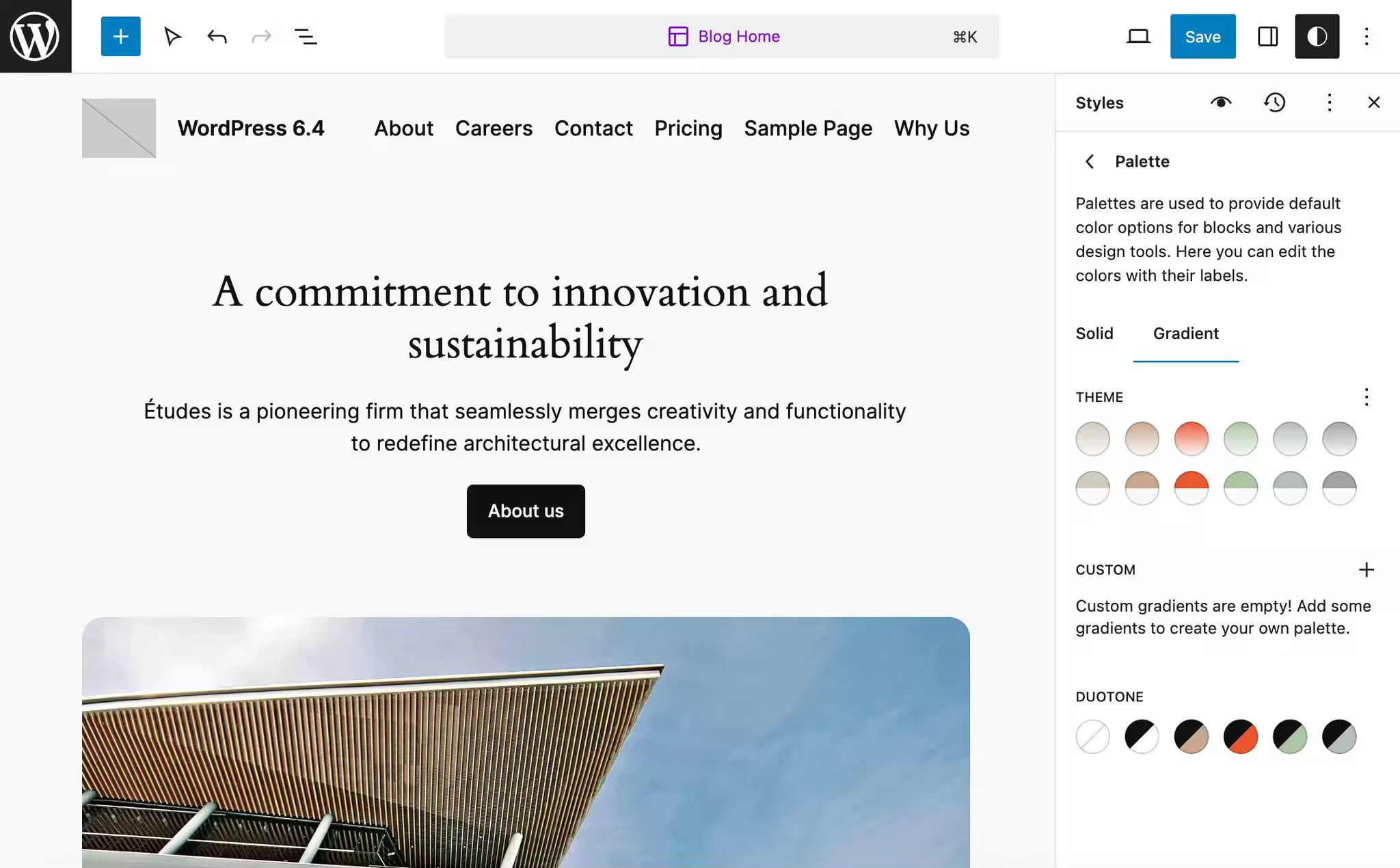 WordPress 6.4全新默认主题二〇二四极简多用途模板解析