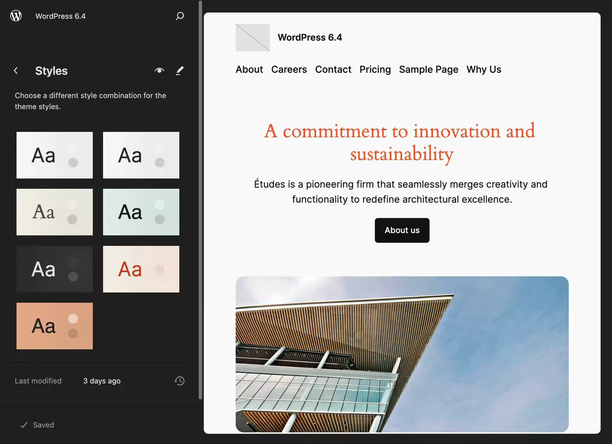 WordPress 6.4全新默认主题二〇二四极简多用途模板解析